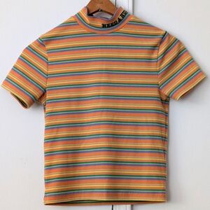 Teddy Fresh mock neck tee size S/XS